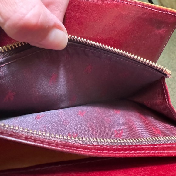 ETRO‎ trifold wallet paisley exterior with maroon leather interior EUC - Picture 8 of 14